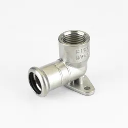 culasse murale à sertir VSH XPress Inox inox 3/4" x 22 équerre R2716
